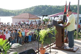 Homenaje en Boca de Samá a víctimas del terrorismo de estado