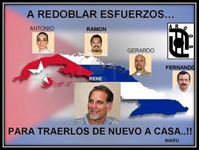 Desarrollan actividades a favor de cinco héroes cubanos.